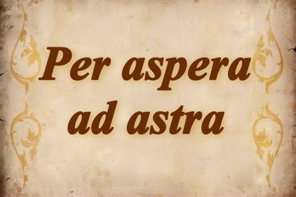 Aspera ad Astra