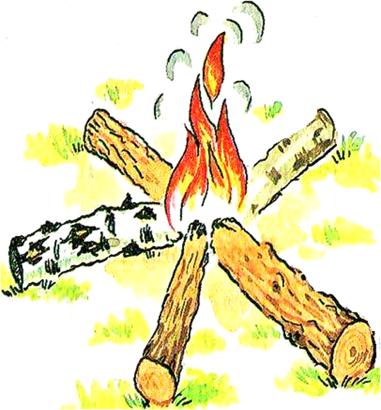 Вид костра Звездный