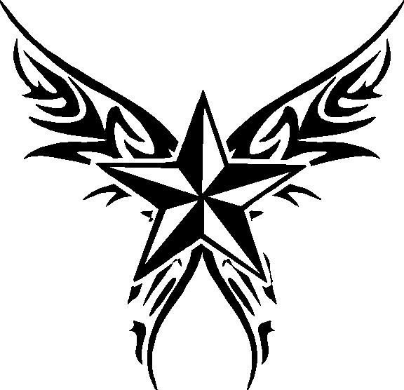 Татуировка звезда эскиз