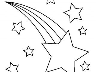 Звезда раскраска