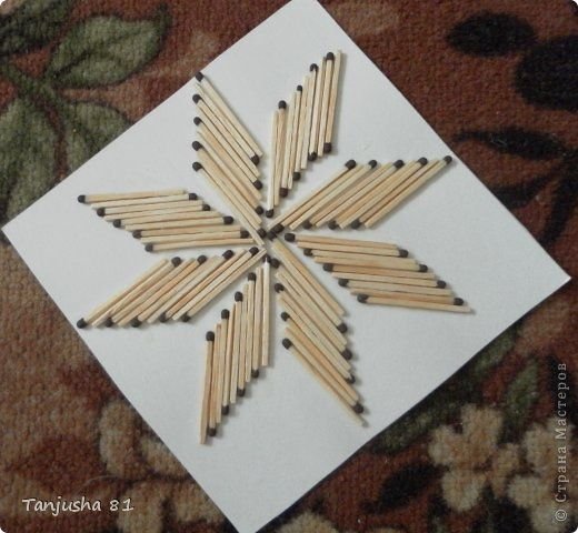 Панно из спичек