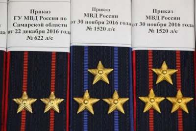 Звёзды на погонах звания полиции МВД
