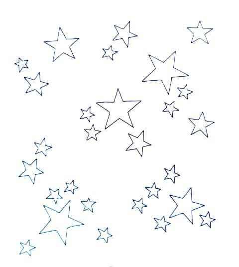 Разноцветные звезды