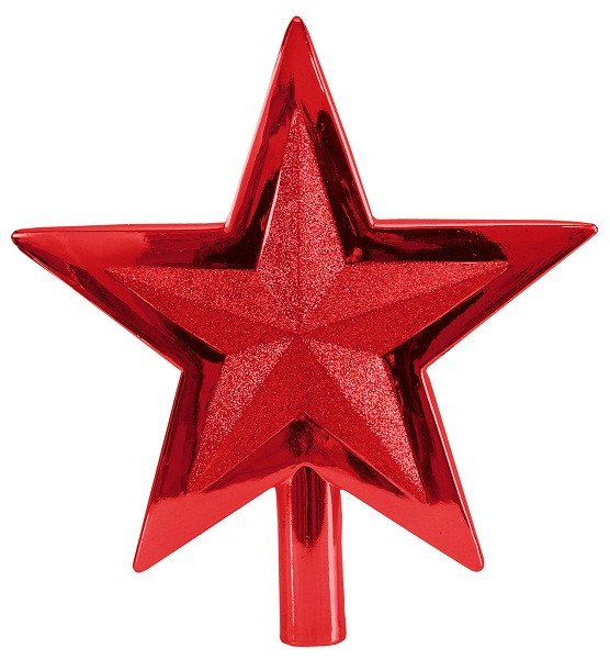 Красная звезда на елку
