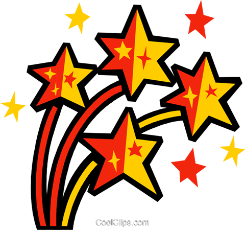 Салют из звездочек