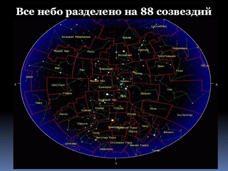 Звездное небо какие созвездия. Созвездия названия. Звёздное небо созвездия и их названия. 88 Созвездий. Созвездия с названиями на русском.