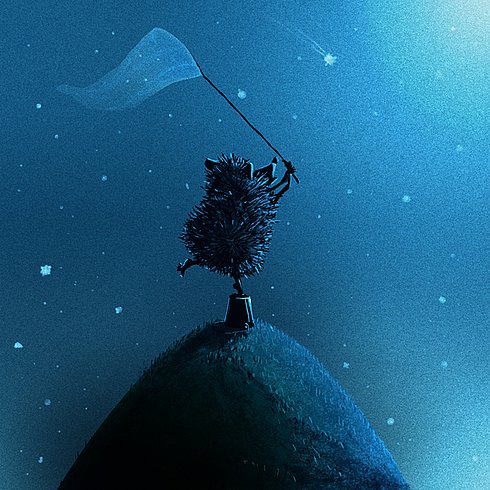 Ежик и звездное небо