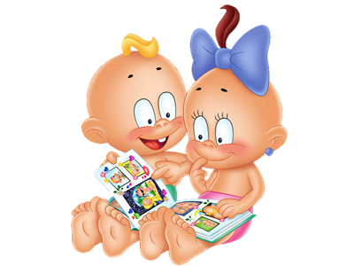 Карапузы мальчик и девочка