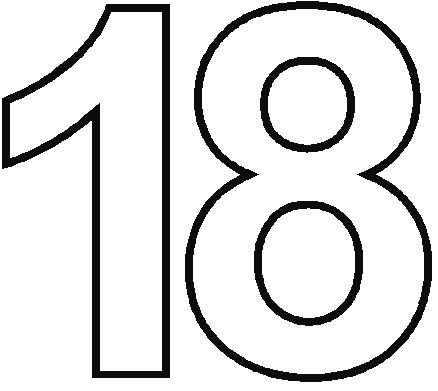 18 Трафарет