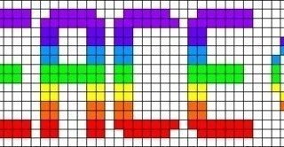 Рисунки по клеточкам на 9 мая