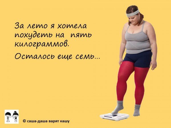 Прикольные мотиваторы для похудения