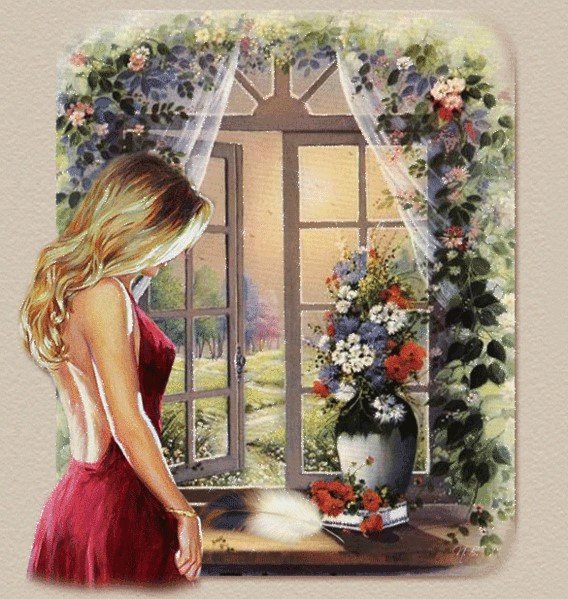 Картинки окна зима лето (66 фото)