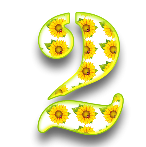 Ромашка с цифрами