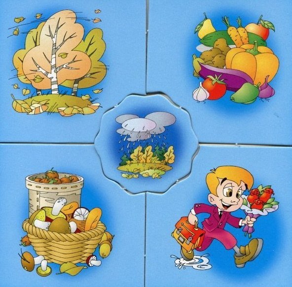 Признаки времен года для дошкольников