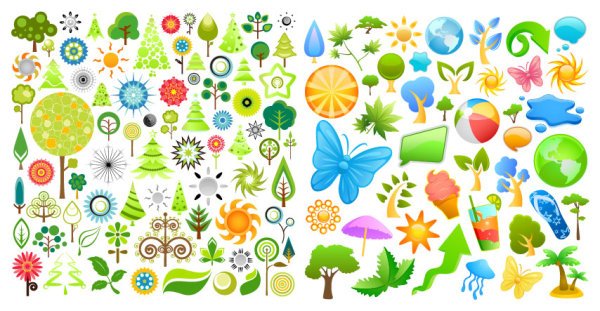 Наклейки лето для детей