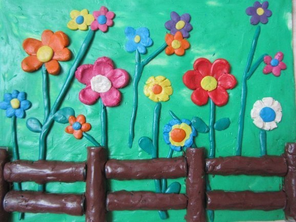 Лепка на тему лето