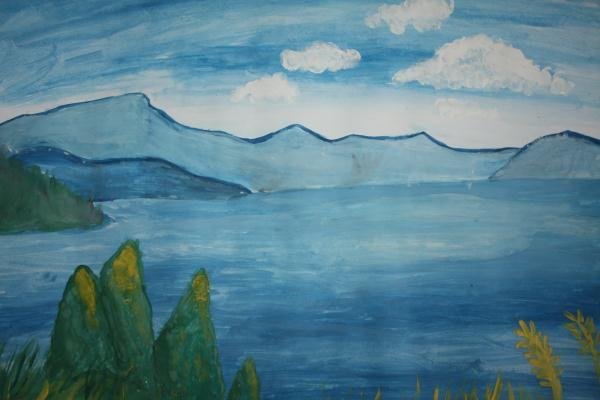 Байкал рисунок