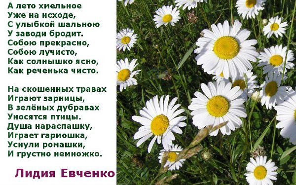 Вот и август на исходе