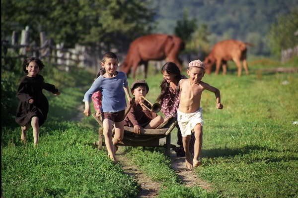 Лето в деревне дети