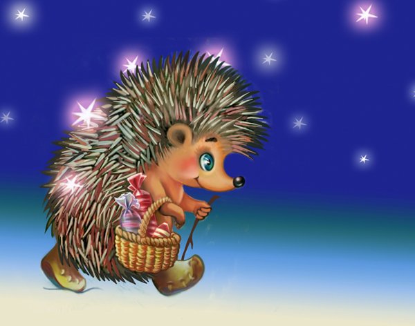 Новогодний Ежик
