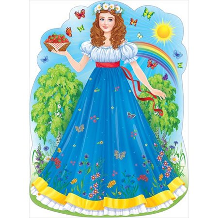 Плакат вырубной Весна