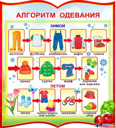 Алгоритм одевания летом