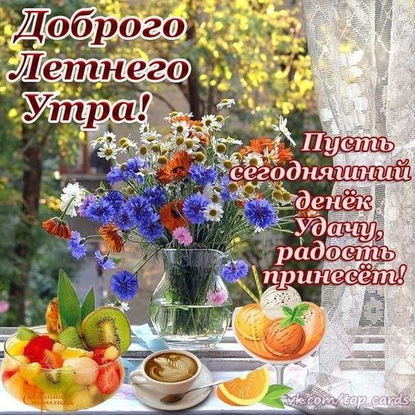 Доброго летнего утра и хорошего дня