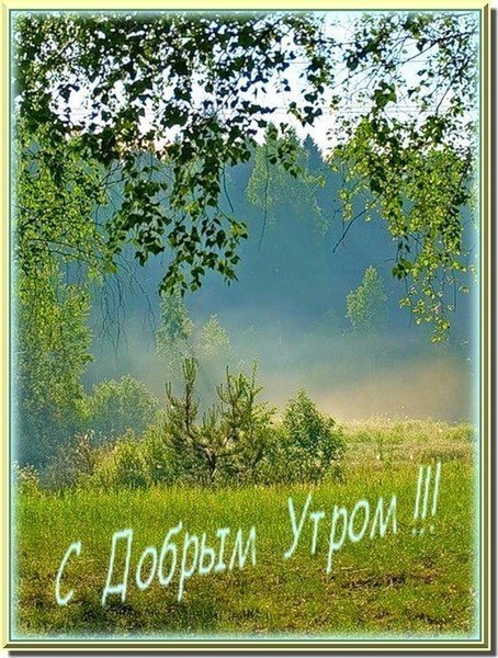 Доброе утро природа