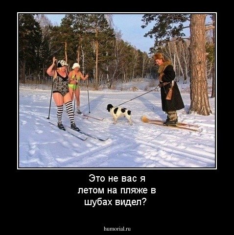 Летом в шубе