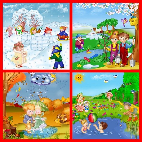 Картина лето для детей