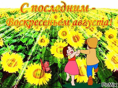 Прекрасного воскресного дня