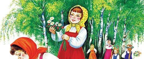 Ушинский лето иллюстрации