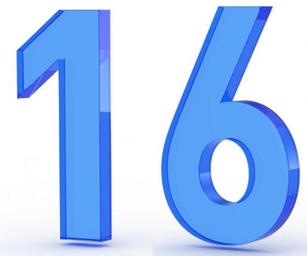 16 шестнадцать. Цифры голубые. Цифра 16. На фоне цифра 16. 16 Лет цифра.