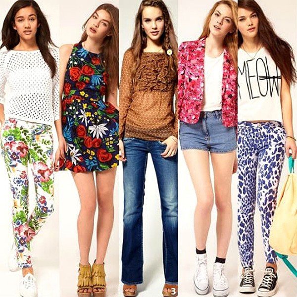 Мода для подростков на лето