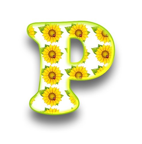 Лето буквы красивые