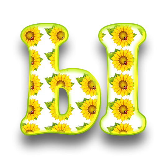 Буквы летние