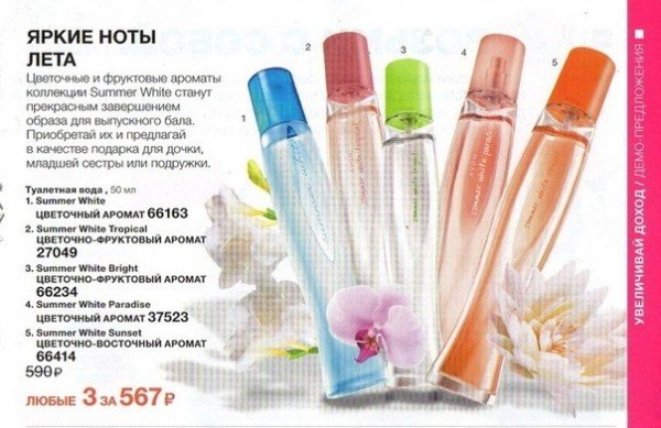 Набор саммер Вайт эйвон