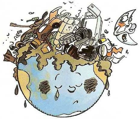 Мусор на планете для детей