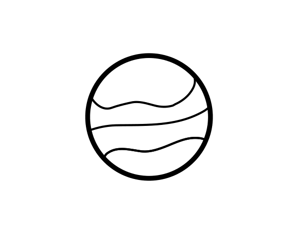 Планета Нептун раскраска для детей