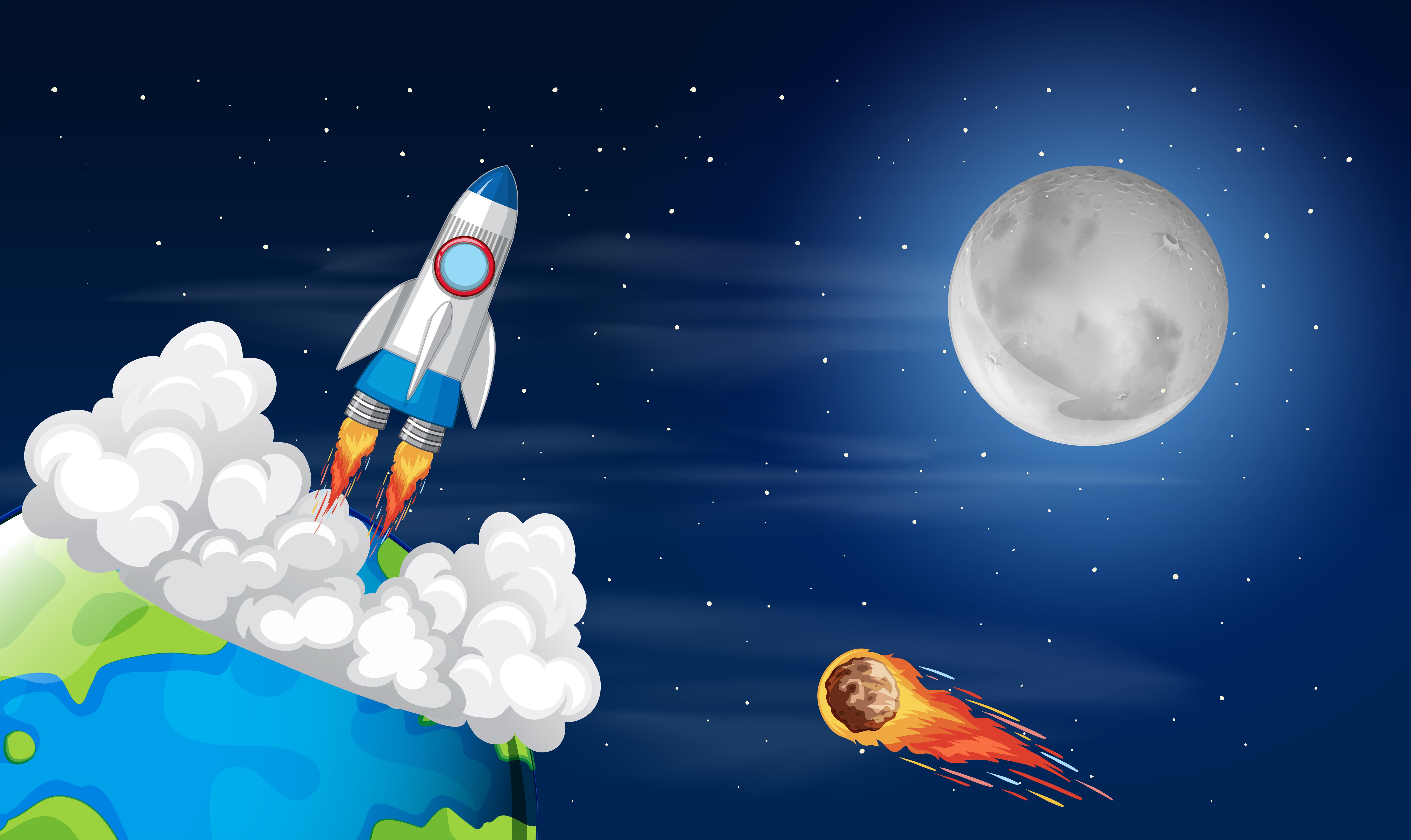 В темном небе звезды светят космонавт летит. Детям о космосе. Космическая ракета для детей. Ракета в космосе для детей. Полет ракеты.