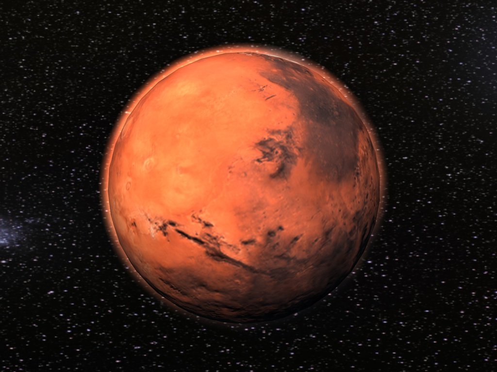 Раскраска планета Марс