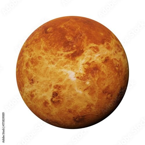 Планета Венера для детей на прозрачном фоне