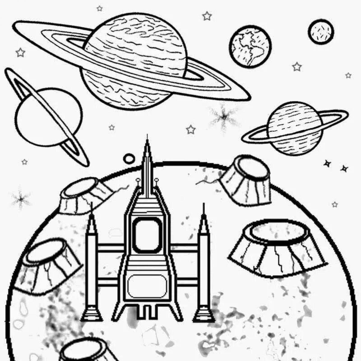Картинка космос раскраска. Раскраска. В космосе. Раскраска космос карандашом. Раскраска на тему космос для детей. Раскраска космос и планеты для школьников.