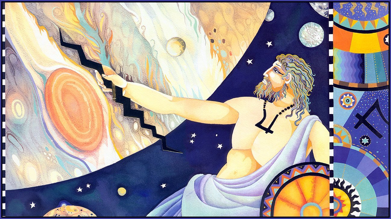 Название планет из античной мифологии. Уран Бог древней Греции. Юпитер Зевс Планета Бог. Юпитер Бог неба. Уран Бог неба.