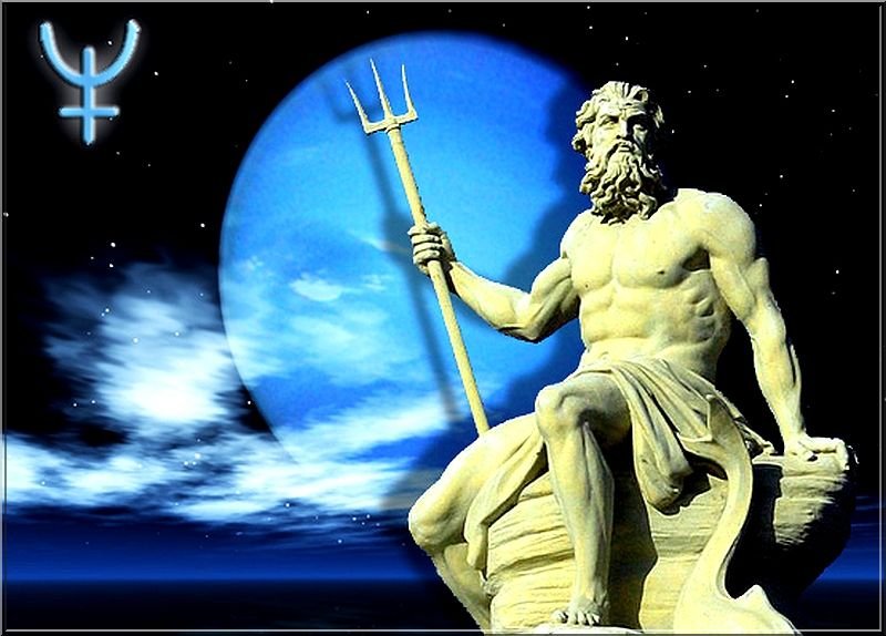 В честь какого греческого. Римский Бог морей Нептун. Римский Бог Нептун. Древнеримский Бог Нептун. Нептун Бог и Планета.