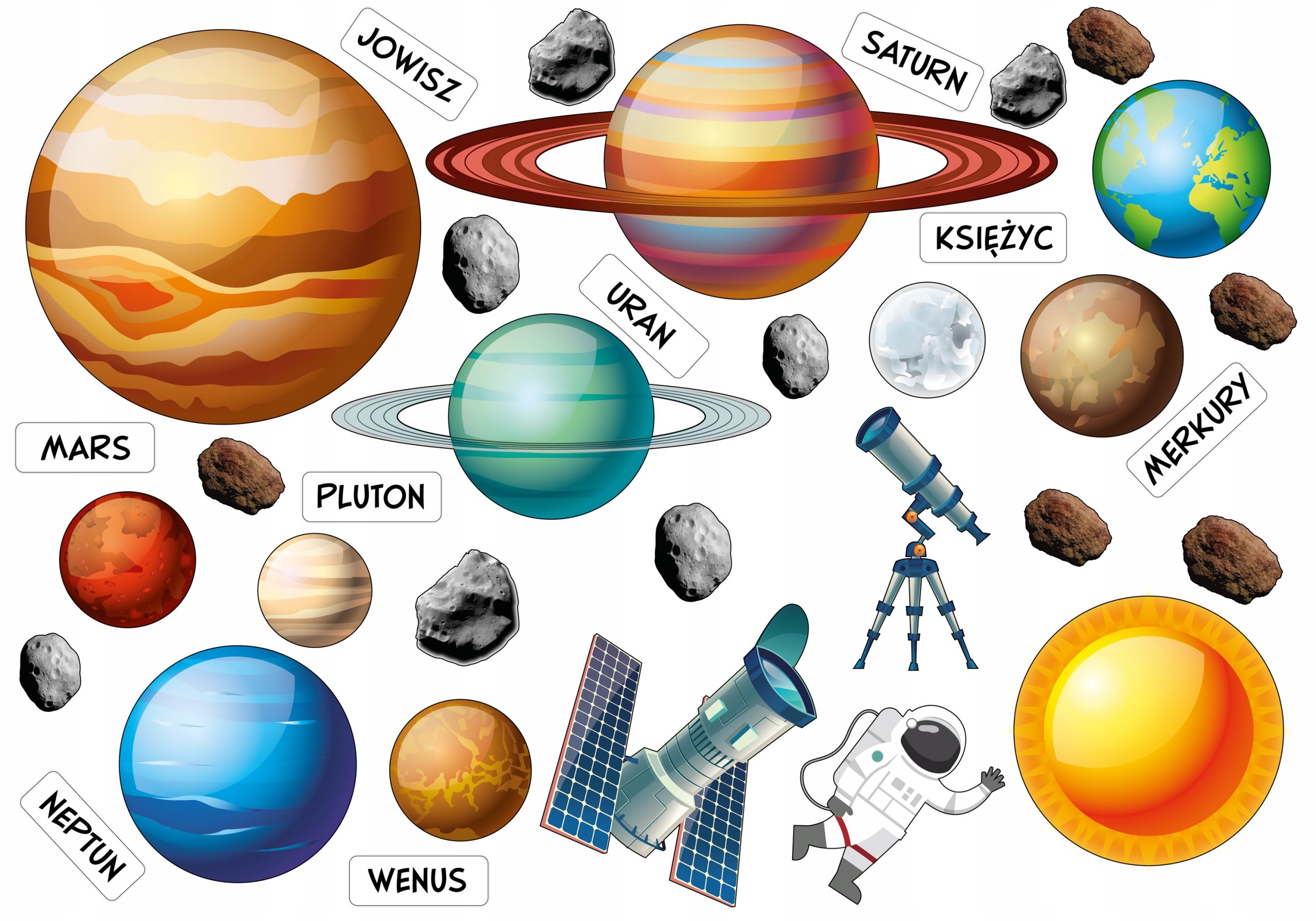 Картинки планеты солнечной системы для детей распечатать