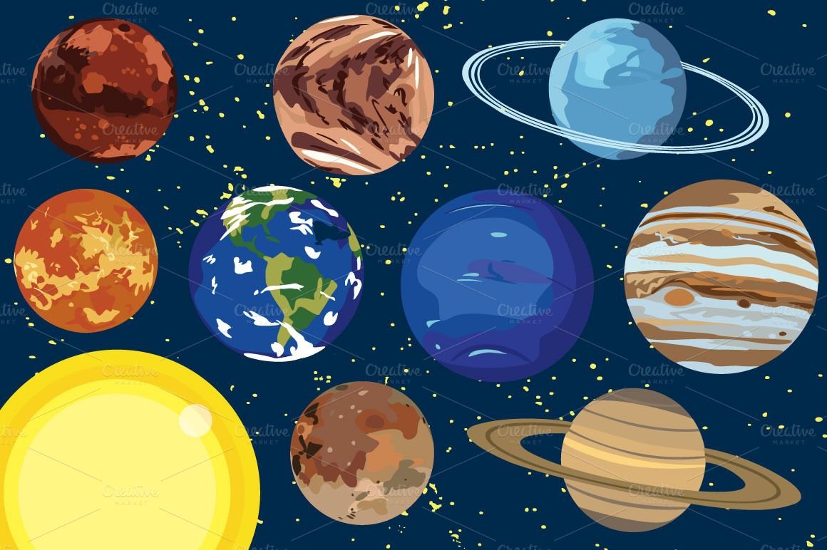 Рисунок планет в космосе. Планеты для ДОУ. Планеты для малышей. Аппликация планеты. Космос планеты для детей.