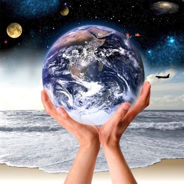 Планета в руках человека