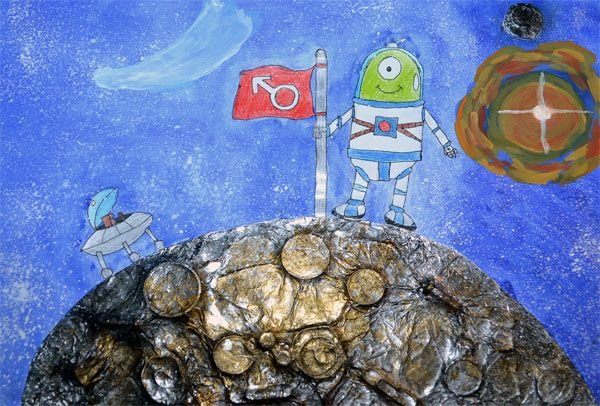 Планета Железяка рисунок