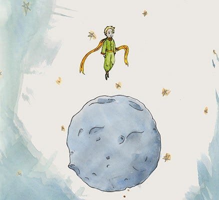 Маленький принц астероид в-612